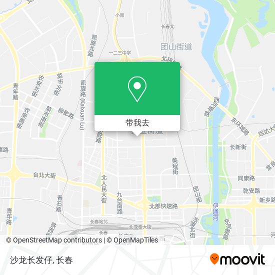 沙龙长发仔地图
