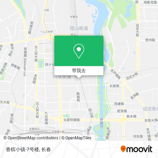 香槟小镇-7号楼地图