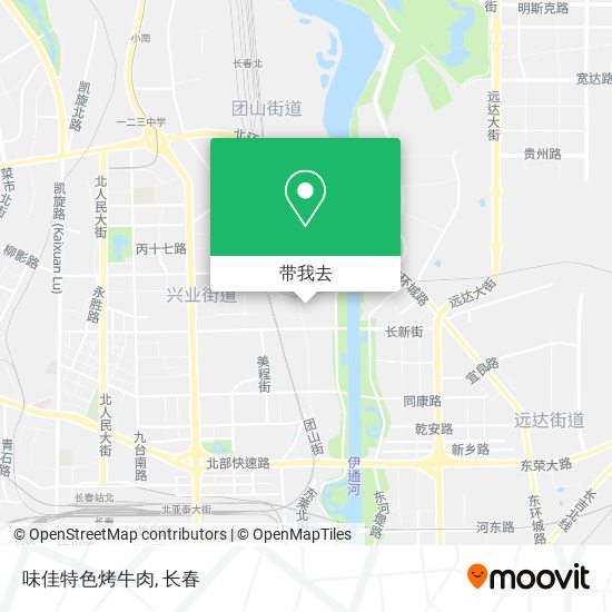 味佳特色烤牛肉地图