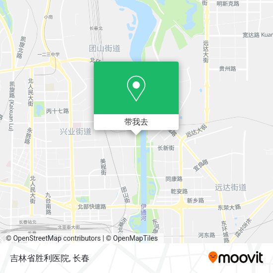 吉林省胜利医院地图