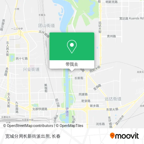 宽城分局长新街派出所地图