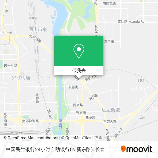中国民生银行24小时自助银行(长新东路)地图