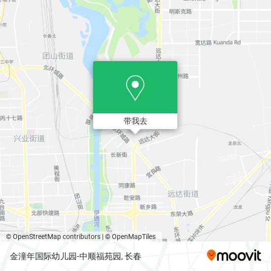 金潼年国际幼儿园-中顺福苑园地图