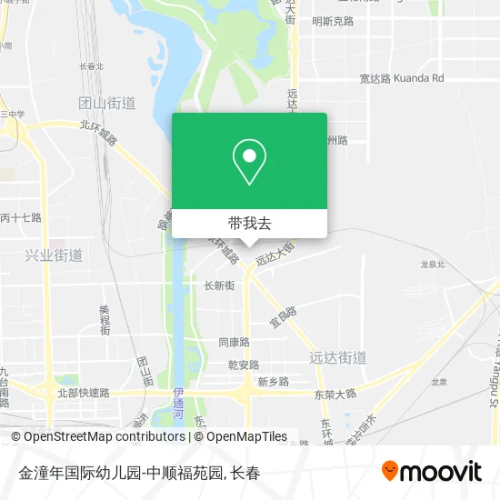 金潼年国际幼儿园-中顺福苑园地图