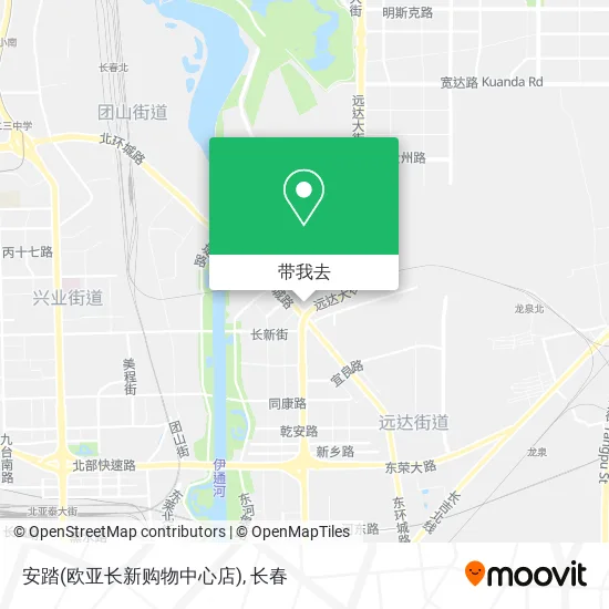 安踏(欧亚长新购物中心店)地图