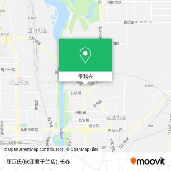 屈臣氏(欧亚君子兰店)地图