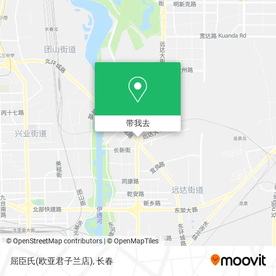屈臣氏(欧亚君子兰店)地图