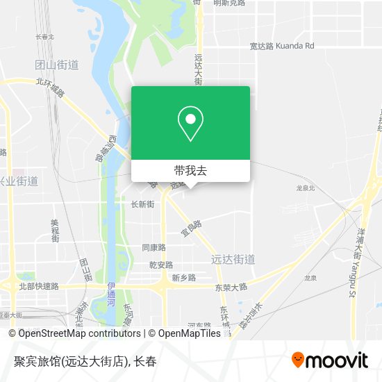 聚宾旅馆(远达大街店)地图