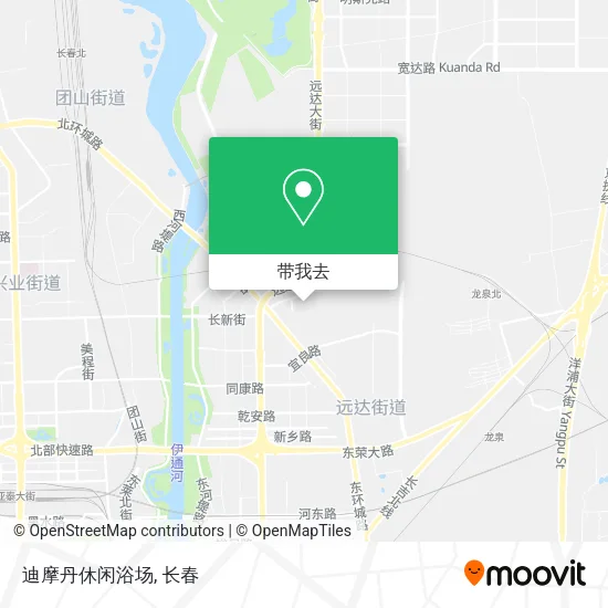 迪摩丹休闲浴场地图