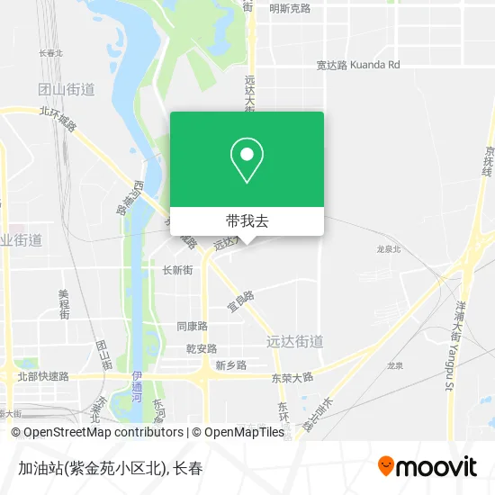加油站(紫金苑小区北)地图