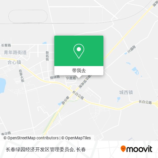 长春绿园经济开发区管理委员会地图
