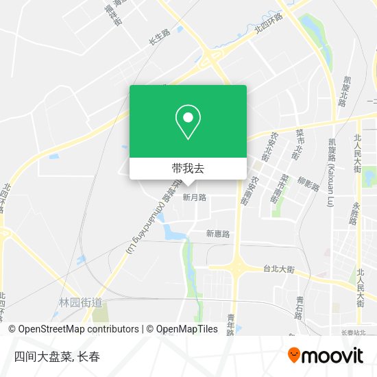 四间大盘菜地图
