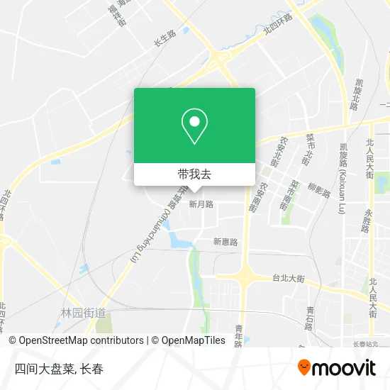四间大盘菜地图