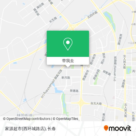 家源超市(西环城路店)地图