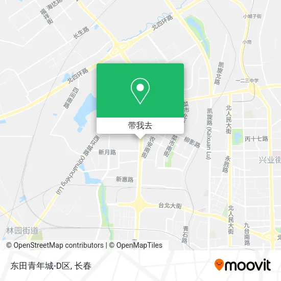 东田青年城-D区地图