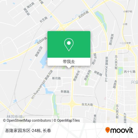 基隆家园东区-24栋地图