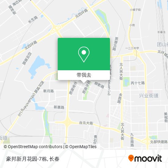 豪邦新月花园-7栋地图