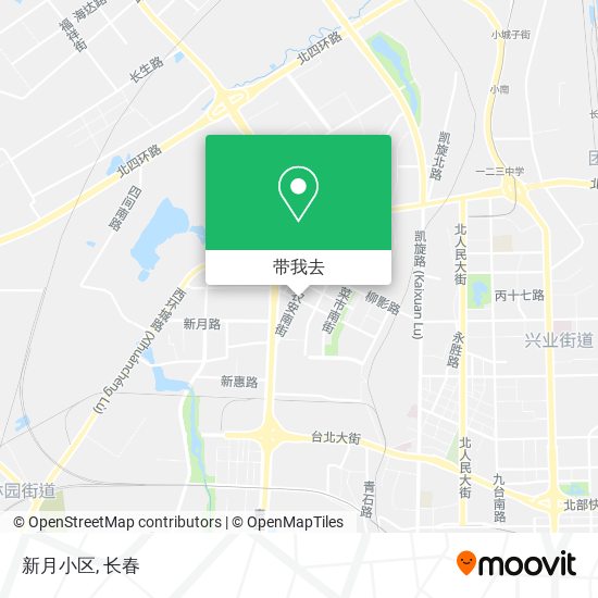 新月小区地图