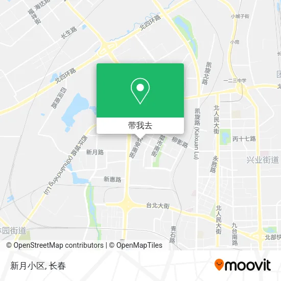 新月小区地图