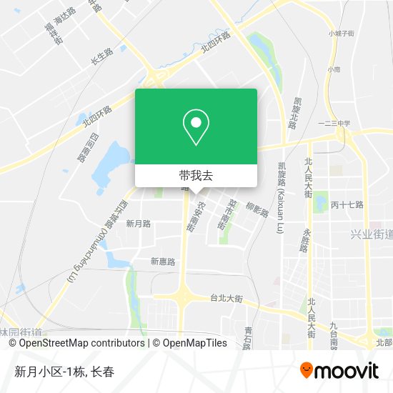 新月小区-1栋地图
