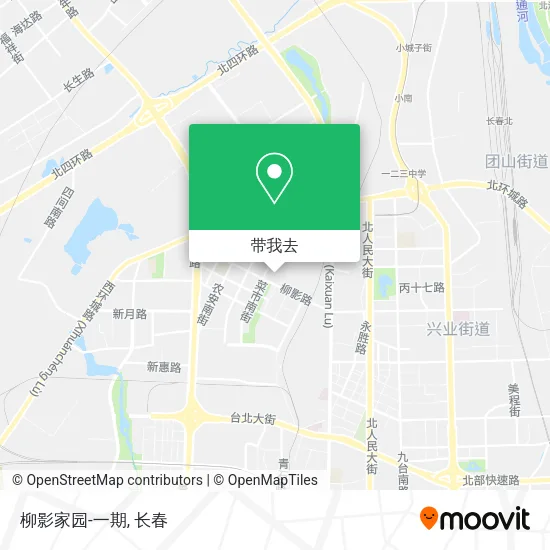 柳影家园-一期地图