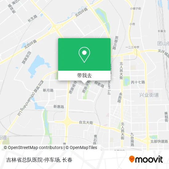 吉林省总队医院-停车场地图