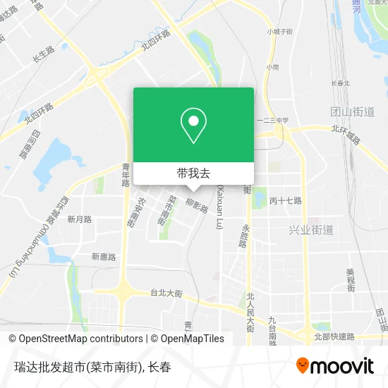 瑞达批发超市(菜市南街)地图