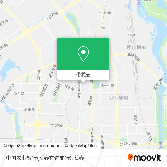 中国农业银行(长春奋进支行)地图