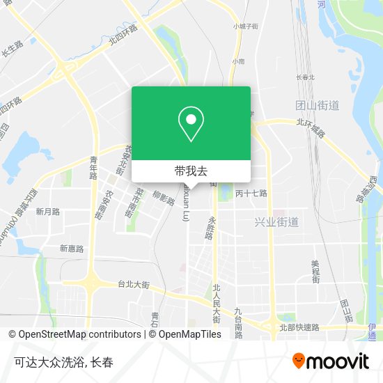 可达大众洗浴地图