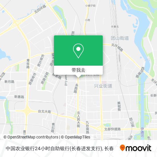 中国农业银行24小时自助银行(长春进发支行)地图