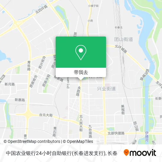 中国农业银行24小时自助银行(长春进发支行)地图