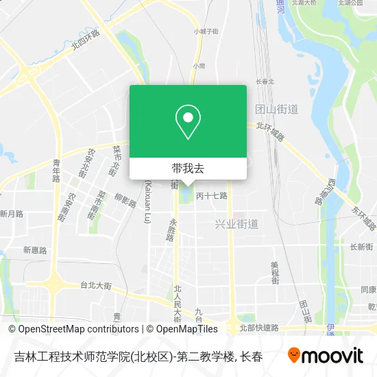 吉林工程技术师范学院(北校区)-第二教学楼地图