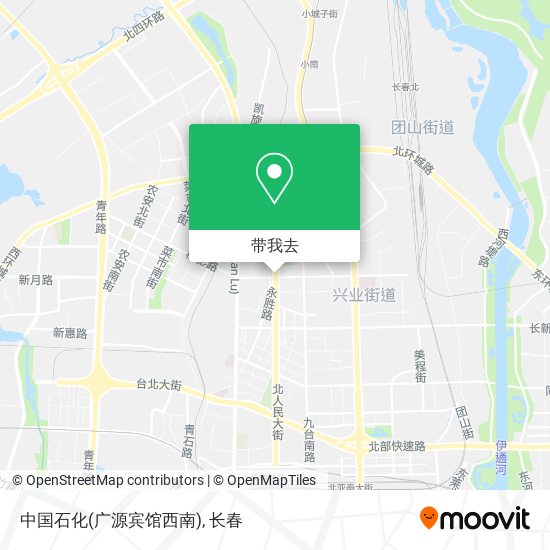 中国石化(广源宾馆西南)地图