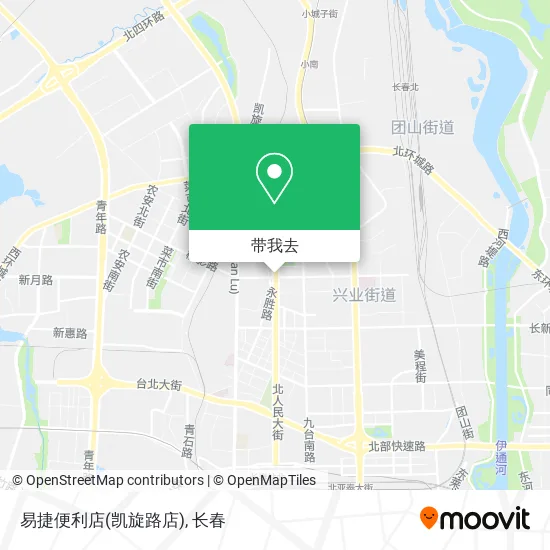易捷便利店(凯旋路店)地图