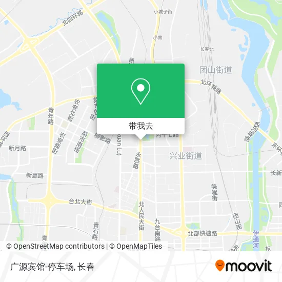广源宾馆-停车场地图