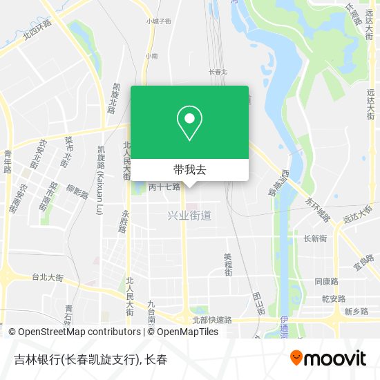 吉林银行(长春凯旋支行)地图