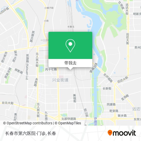 长春市第六医院-门诊地图