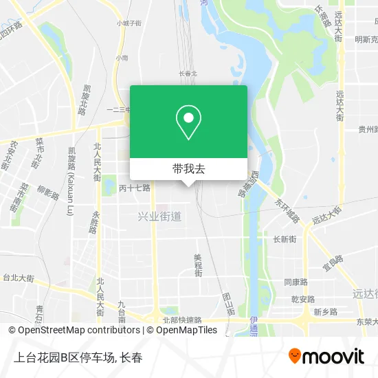 上台花园B区停车场地图