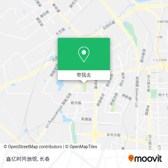 鑫亿时尚旅馆地图