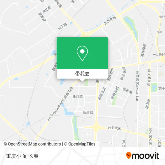 重庆小面地图