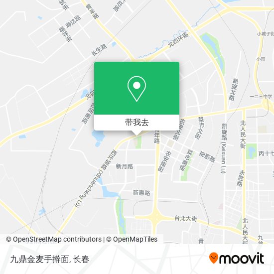 九鼎金麦手擀面地图