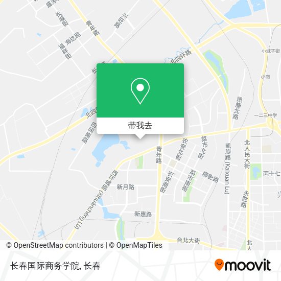 长春国际商务学院地图