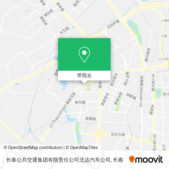 长春公共交通集团有限责任公司北达汽车公司地图