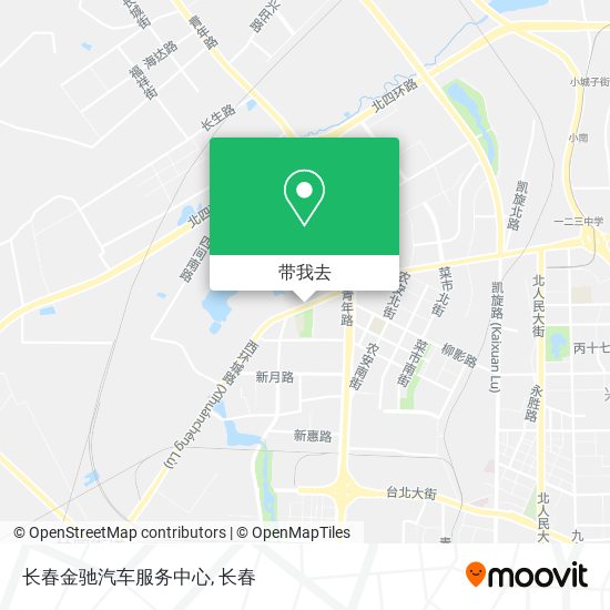 长春金驰汽车服务中心地图