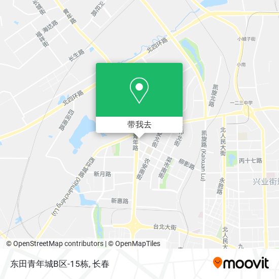东田青年城B区-15栋地图