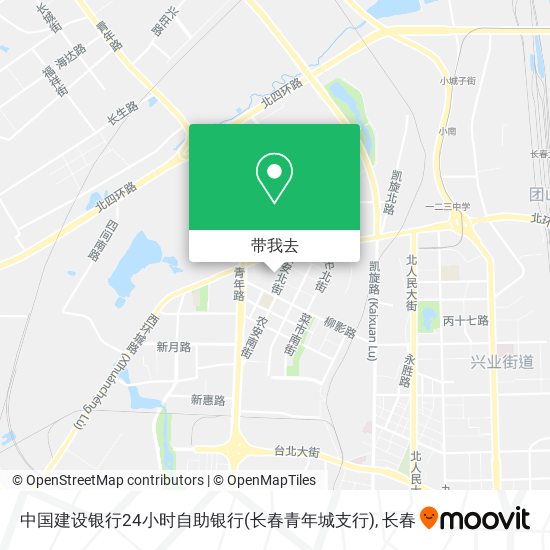 中国建设银行24小时自助银行(长春青年城支行)地图