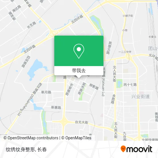 纹绣纹身整形地图