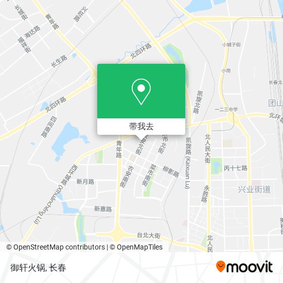 御轩火锅地图