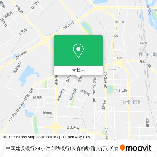 中国建设银行24小时自助银行(长春柳影路支行)地图