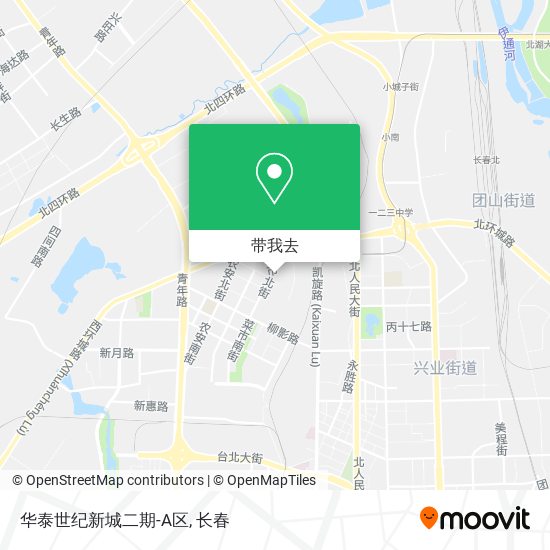华泰世纪新城二期-A区地图